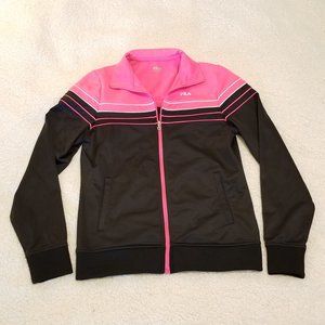 EUC Fila Pink Athletic Jacket